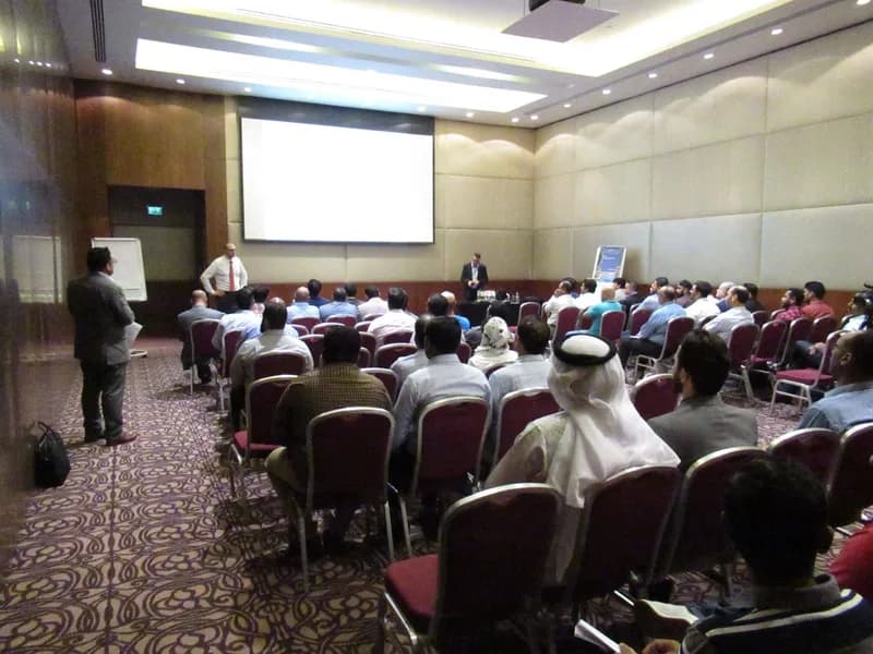Arbrit Safety delegates at an IOSH networking event