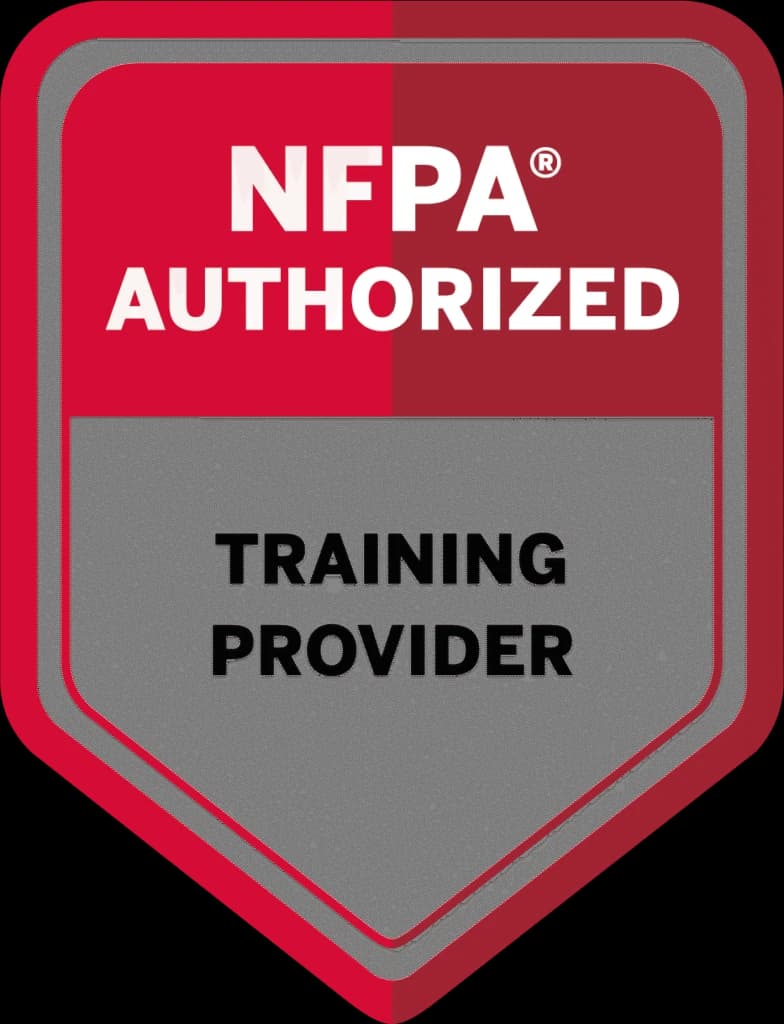 NFPA Training accrediting body logo — Arbrit Safety accredited training provider